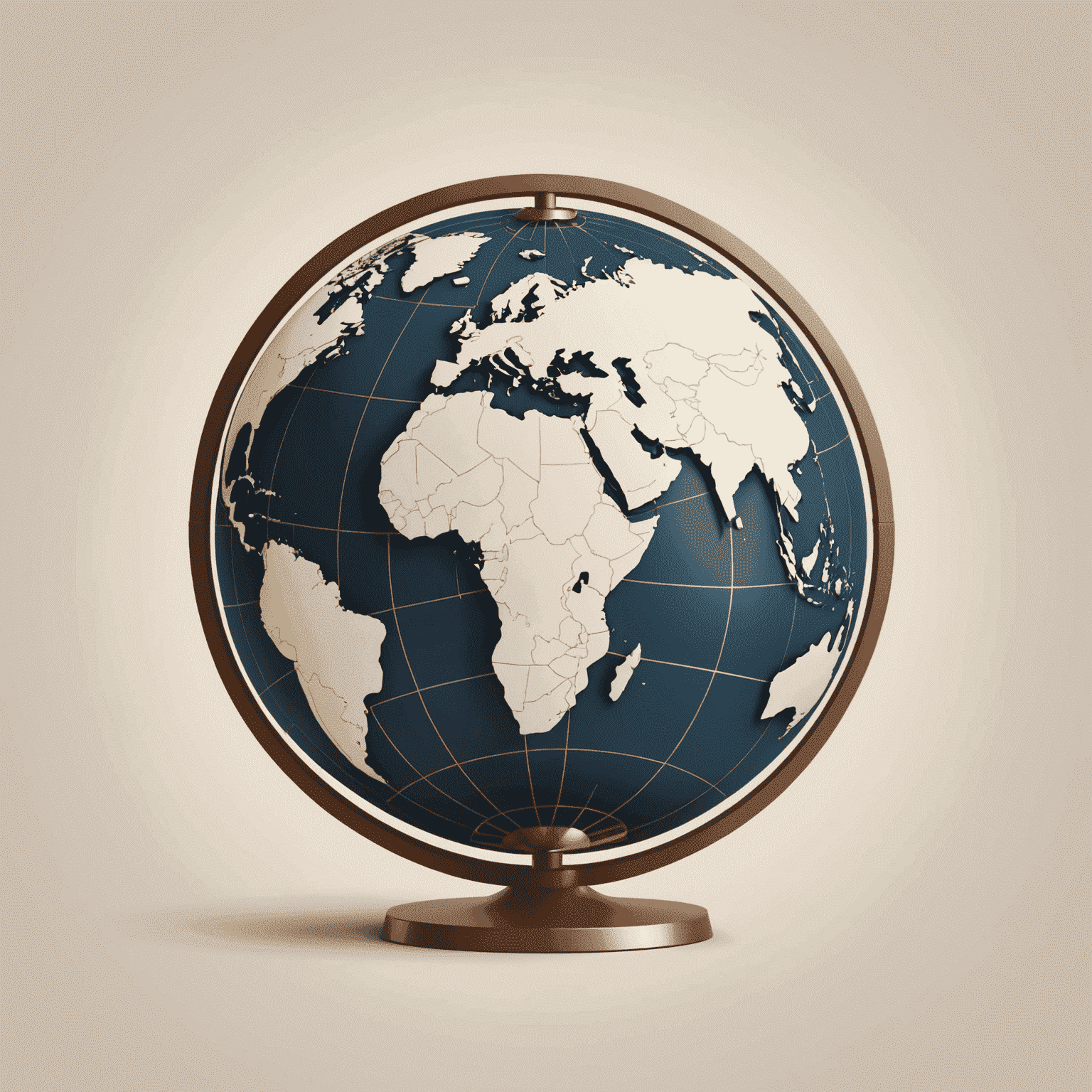 Instarem logo - A stylized globe with elegant typography