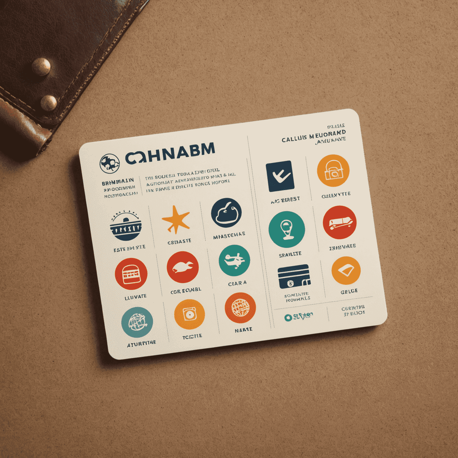 A stylish loyalty card with travel icons and point accumulation graphics, representing Instarem's exclusive rewards program